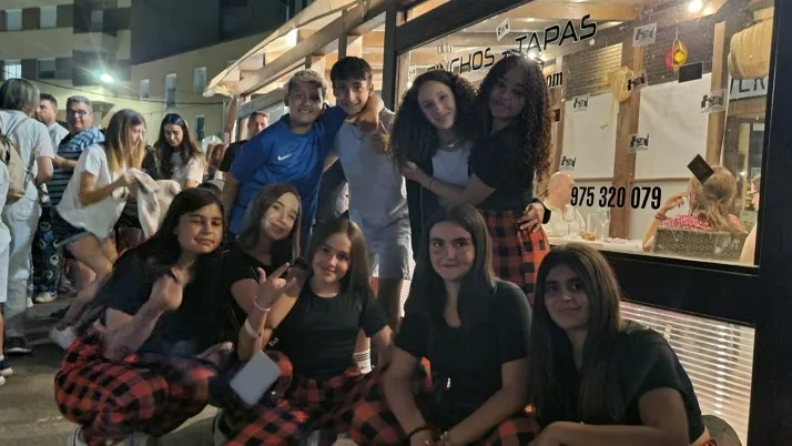 Pijamada 2023 en Arcos de Jalón. /Fran Álvarez