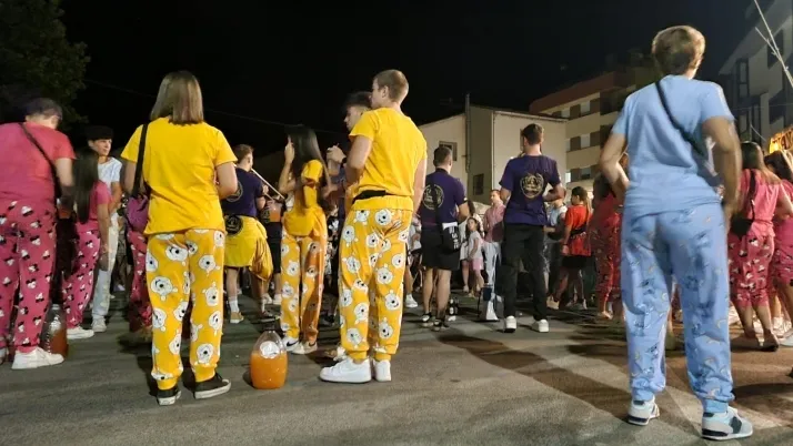Pijamada 2023 en Arcos de Jalón. /Fran Álvarez