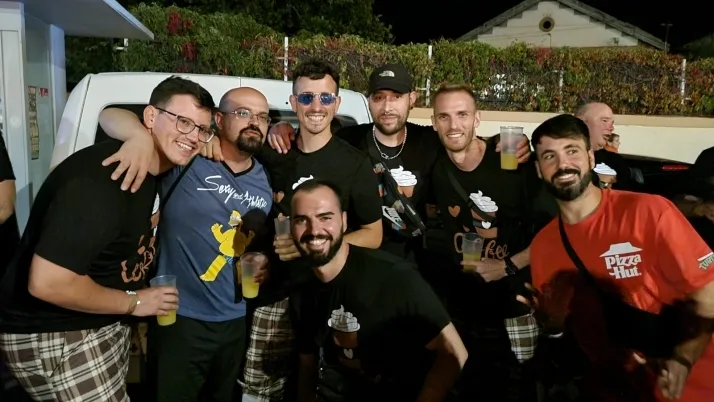 Pijamada 2023 en Arcos de Jalón. /Fran Álvarez