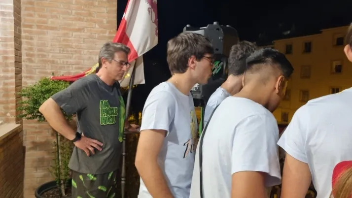 Pijamada 2023 en Arcos de Jalón. /Fran Álvarez