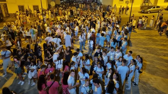 Pijamada 2023 en Arcos de Jalón. /Fran Álvarez