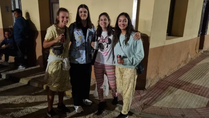 Pijamada 2023 en Arcos de Jalón. /Fran Álvarez