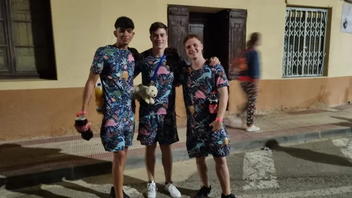 Pijamada 2023 en Arcos de Jalón. /Fran Álvarez