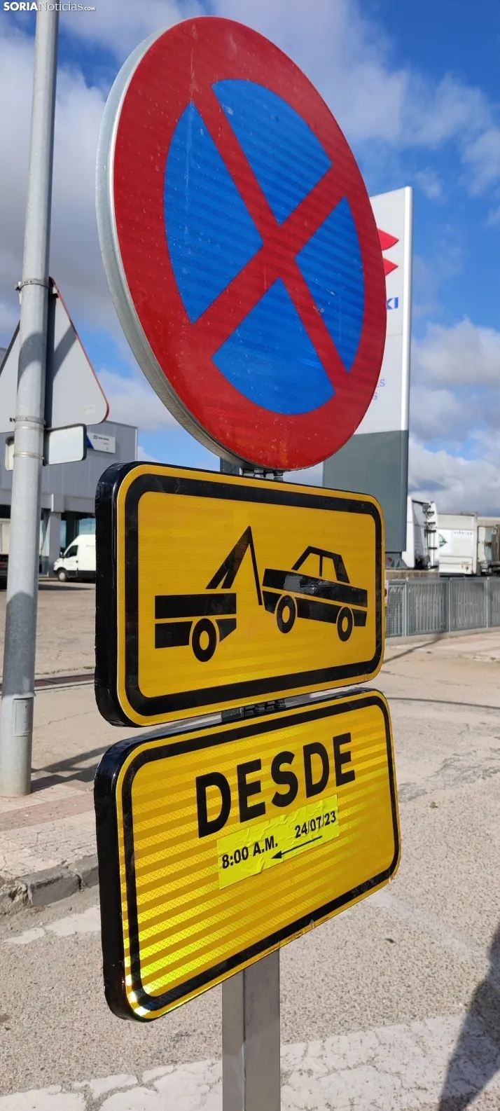 En im&aacute;genes, las obras de las traves&iacute;as comienzan con la tala de &aacute;rboles