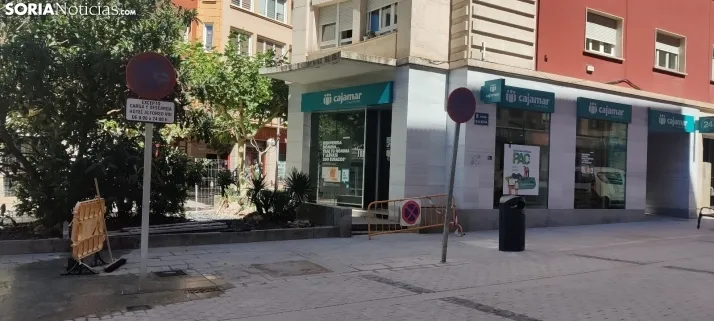 Obras Avenida de Navarra. 