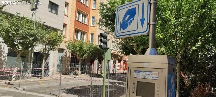 Obras Avenida de Navarra. 
