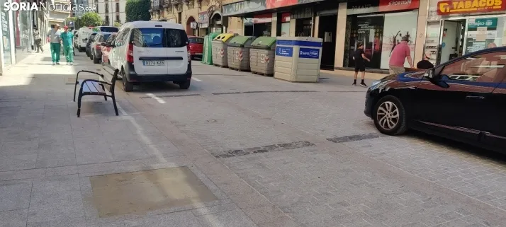 Obras Avenida de Navarra. 