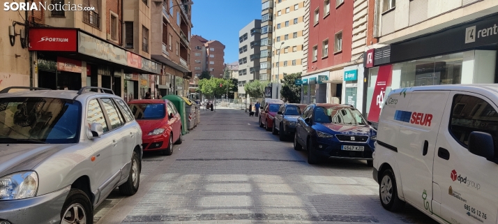 Obras Avenida de Navarra. 