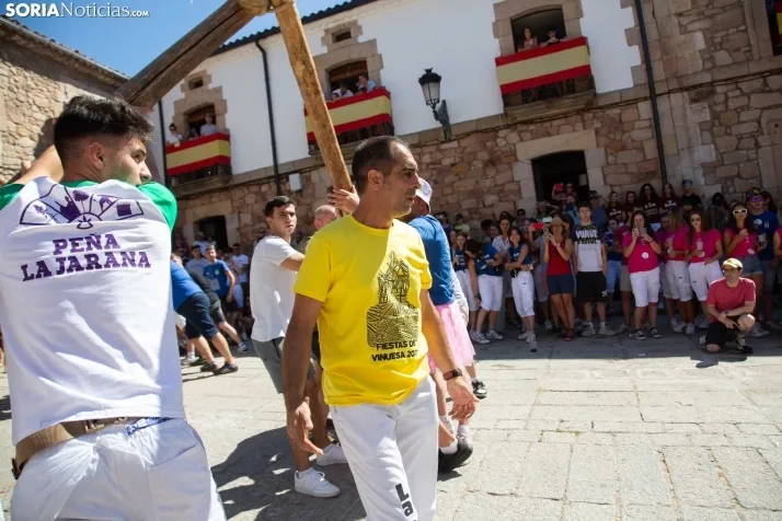 Vinuesa inicia sus fiestas con la Pingada del Mayo