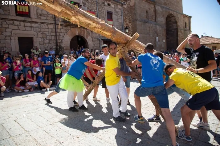 Vinuesa inicia sus fiestas con la Pingada del Mayo