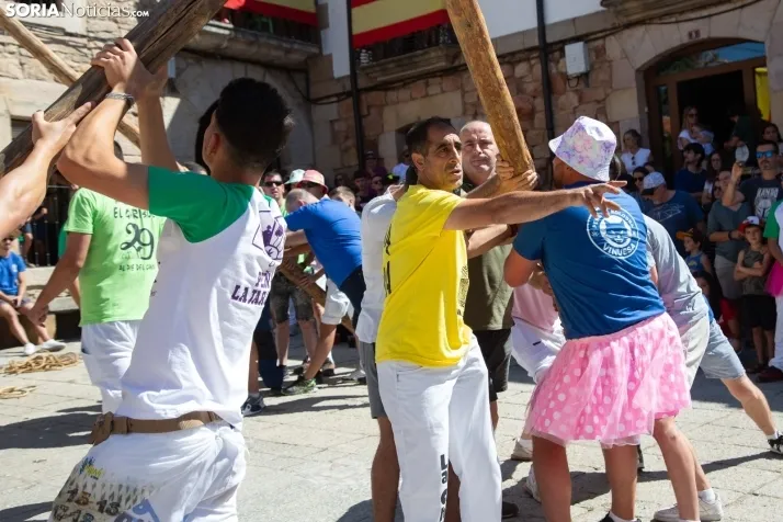 Vinuesa inicia sus fiestas con la Pingada del Mayo