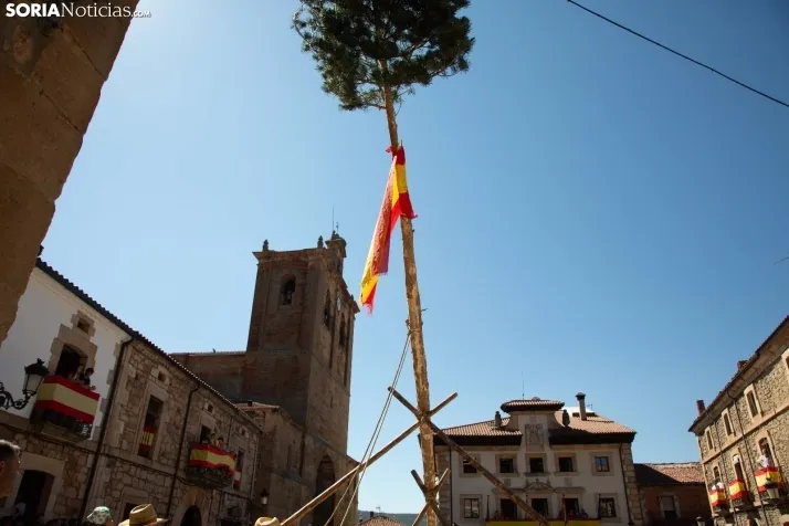 Vinuesa inicia sus fiestas con la Pingada del Mayo