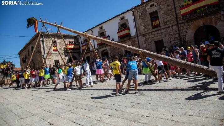 Vinuesa inicia sus fiestas con la Pingada del Mayo