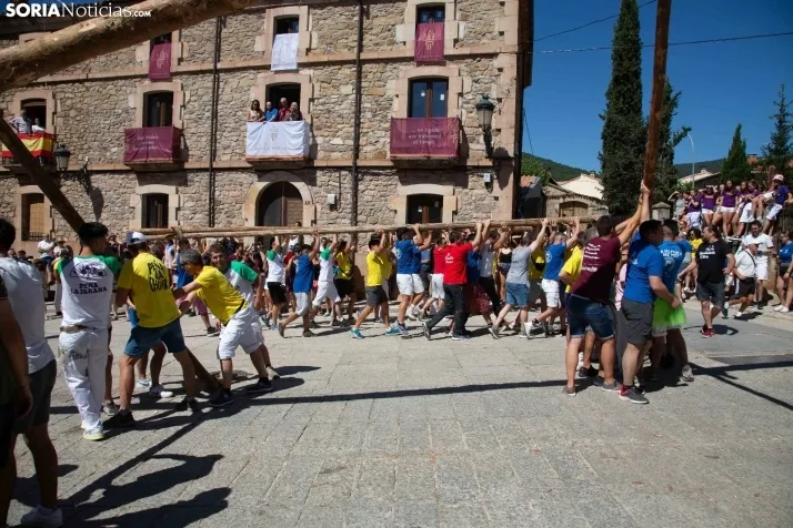Vinuesa inicia sus fiestas con la Pingada del Mayo