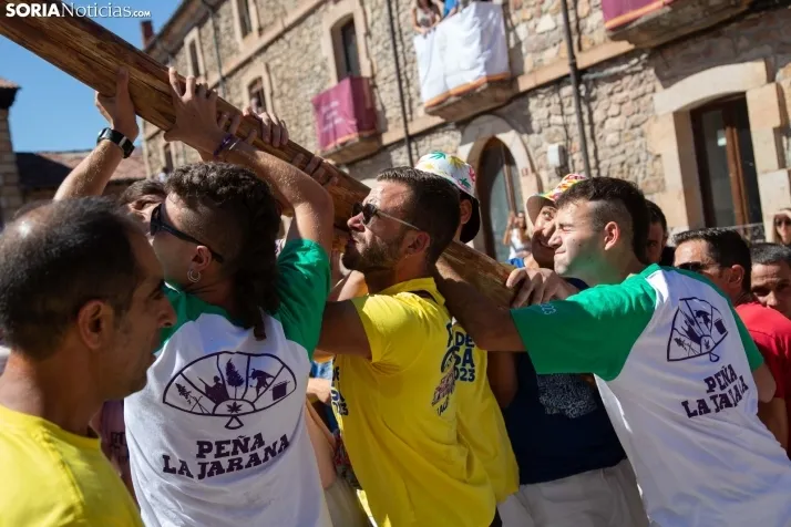 Vinuesa inicia sus fiestas con la Pingada del Mayo