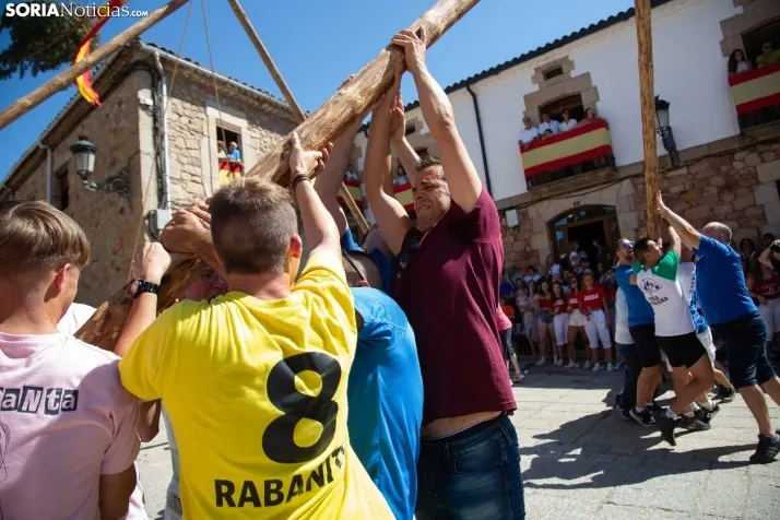 Vinuesa inicia sus fiestas con la Pingada del Mayo