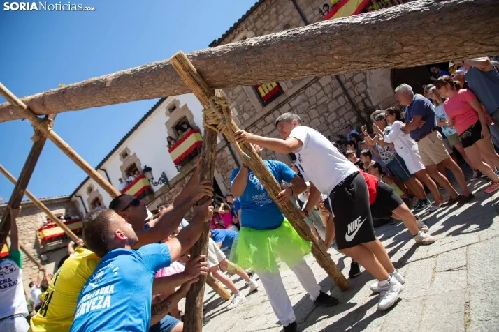 Vinuesa inicia sus fiestas con la Pingada del Mayo