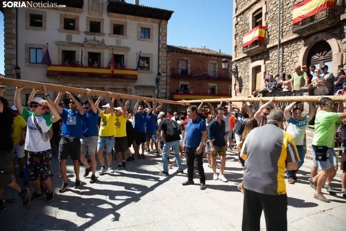 Vinuesa inicia sus fiestas con la Pingada del Mayo