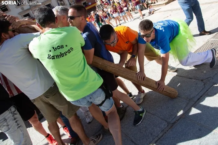 Vinuesa inicia sus fiestas con la Pingada del Mayo