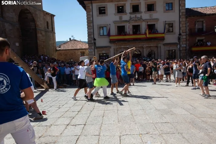 Vinuesa inicia sus fiestas con la Pingada del Mayo