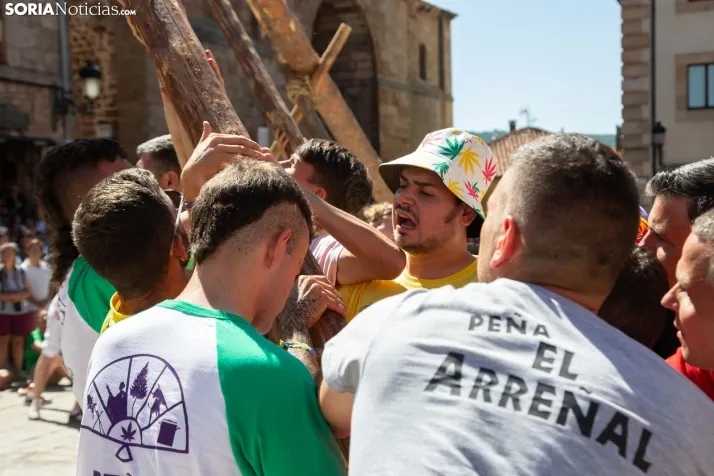 Vinuesa inicia sus fiestas con la Pingada del Mayo