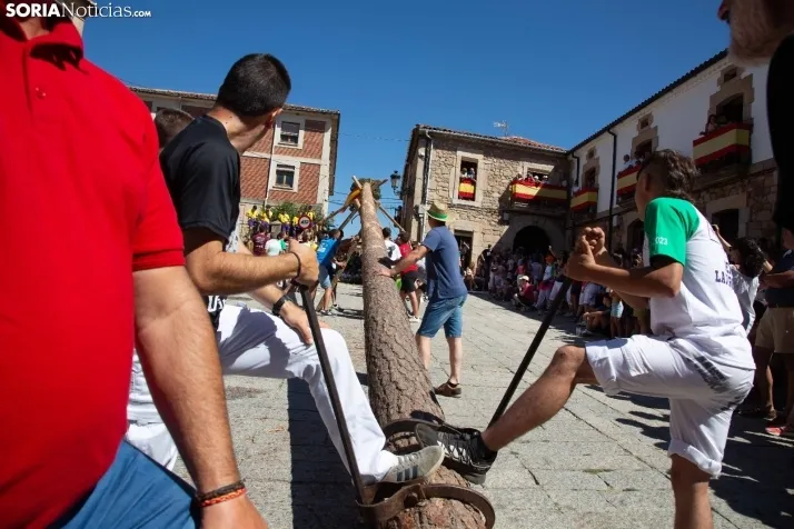 Vinuesa inicia sus fiestas con la Pingada del Mayo