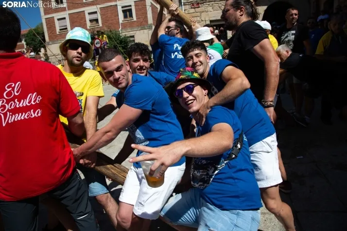 Vinuesa inicia sus fiestas con la Pingada del Mayo