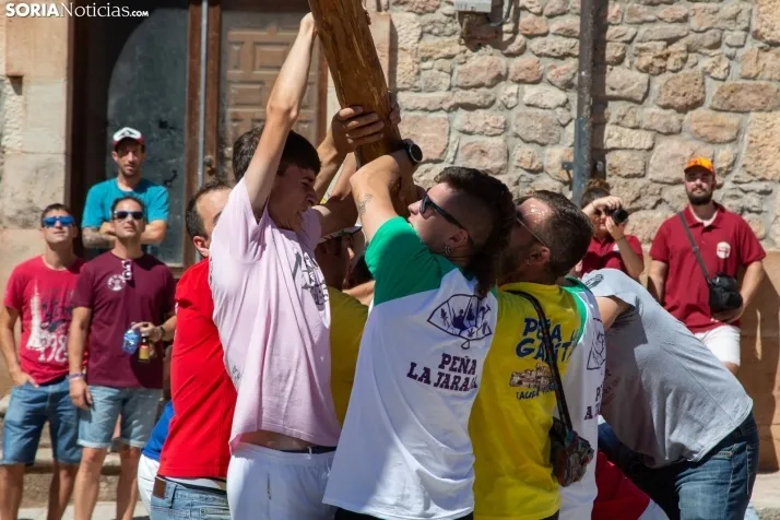 Vinuesa inicia sus fiestas con la Pingada del Mayo