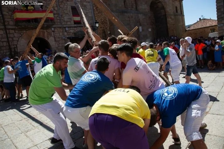 Vinuesa inicia sus fiestas con la Pingada del Mayo