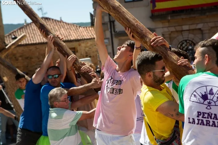 Vinuesa inicia sus fiestas con la Pingada del Mayo
