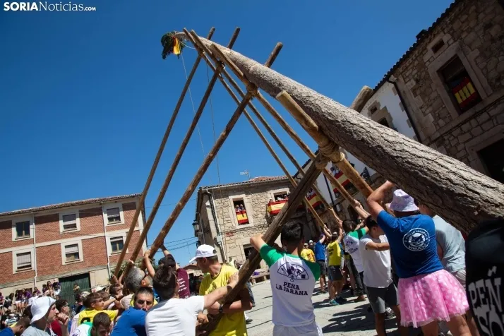 Vinuesa inicia sus fiestas con la Pingada del Mayo