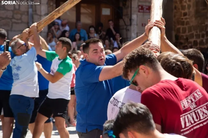 Vinuesa inicia sus fiestas con la Pingada del Mayo