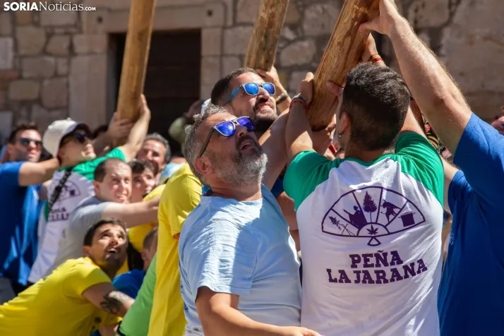 Vinuesa inicia sus fiestas con la Pingada del Mayo