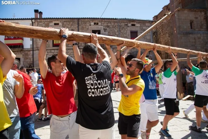 Vinuesa inicia sus fiestas con la Pingada del Mayo