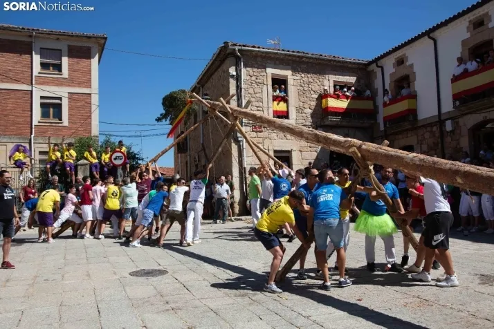 Vinuesa inicia sus fiestas con la Pingada del Mayo