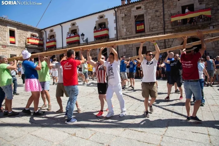 Vinuesa inicia sus fiestas con la Pingada del Mayo