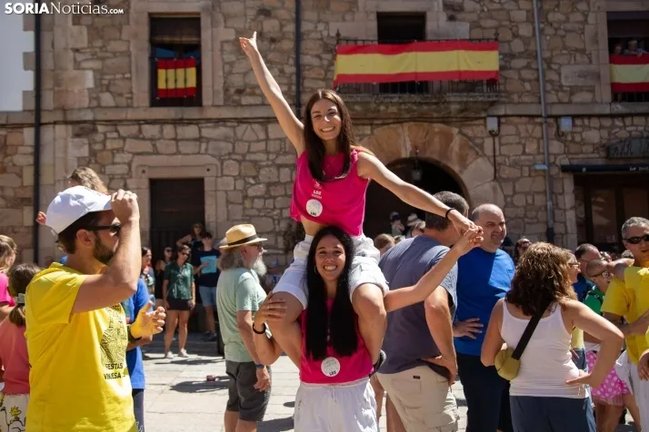 Vinuesa inicia sus fiestas con la Pingada del Mayo