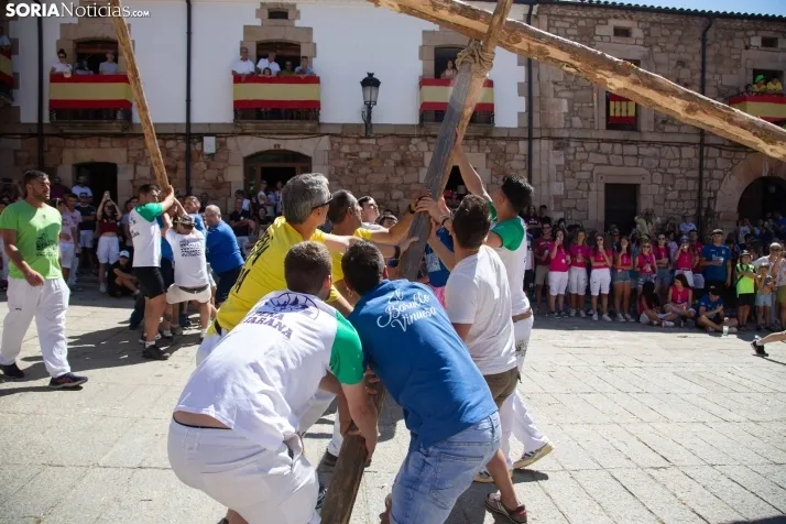Vinuesa inicia sus fiestas con la Pingada del Mayo