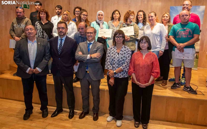 Cierran dos programas de formación de empleo en Soria y Tardelcuende con 14 personas diplomadas