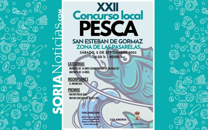 Este sábado, concurso local de pesca en San Esteban