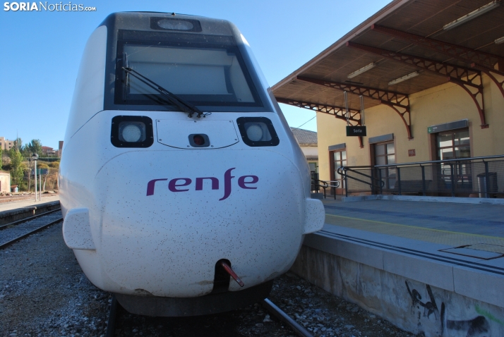 El tren Madrid-Soria podría mantener todas las paradas actuales para garantizar su competitividad