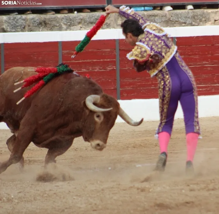 Corrida del 16 de agosto en El Burgo.