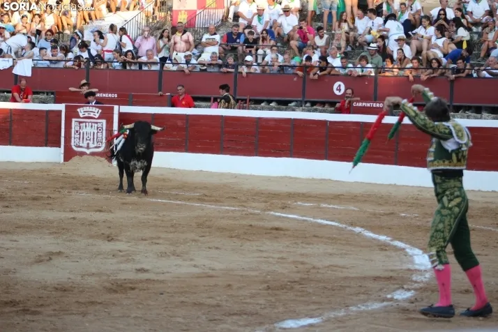 Corrida del 16 de agosto en El Burgo.
