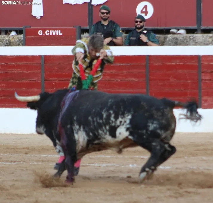 Corrida del 16 de agosto en El Burgo.