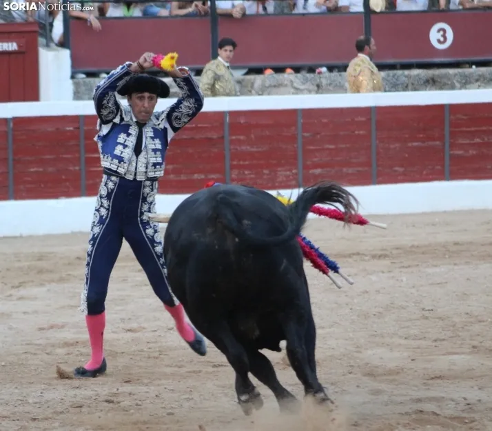 Corrida del 16 de agosto en El Burgo.