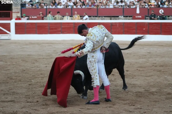 Corrida del 16 de agosto en El Burgo.