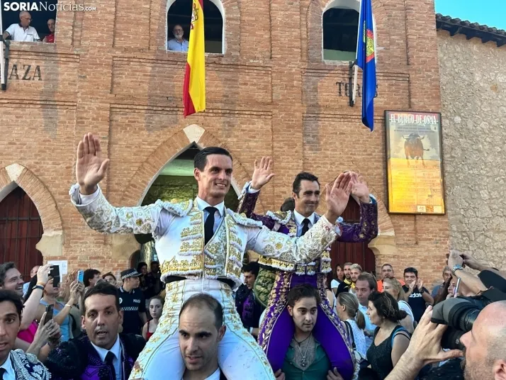 Corrida del 16 de agosto en El Burgo.