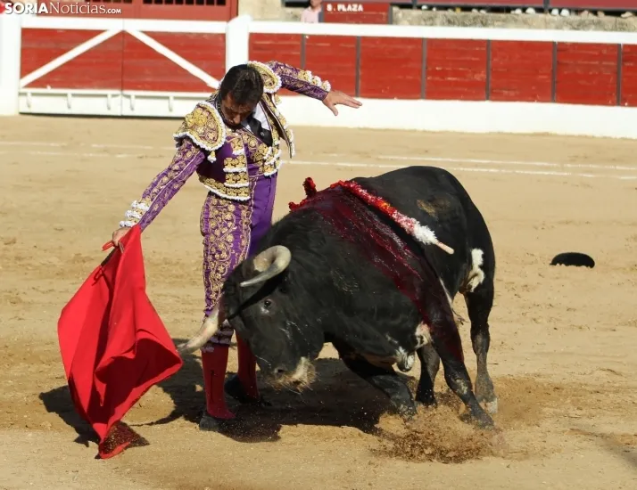 Corrida del 16 de agosto en El Burgo.
