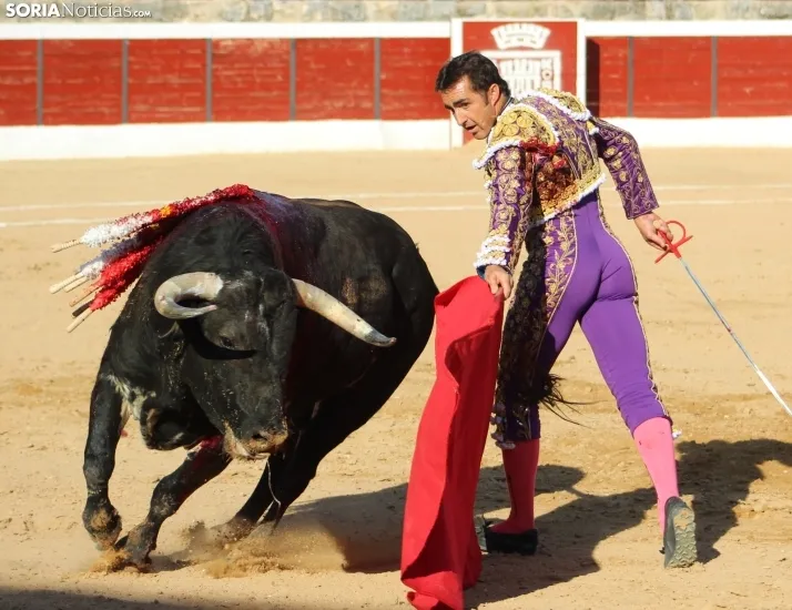 Corrida del 16 de agosto en El Burgo.