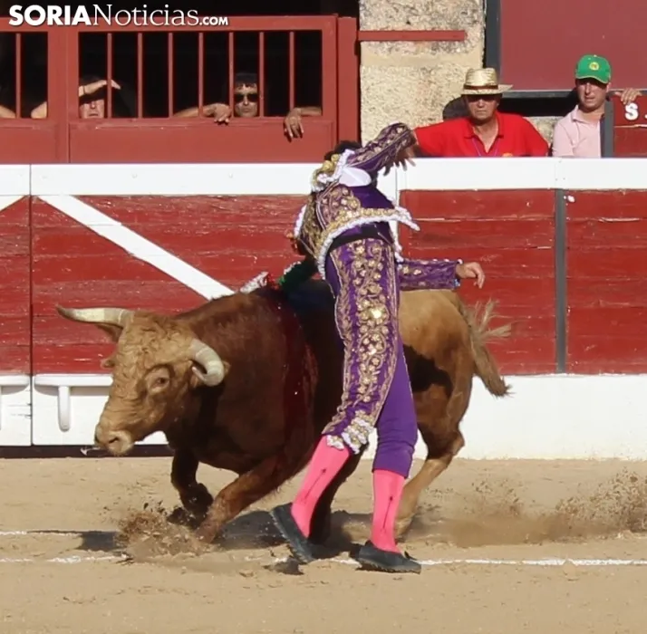 Corrida del 16 de agosto en El Burgo.